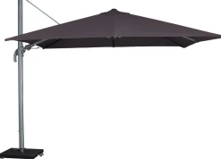 Intratuin Ampelschirm Merida anthrazit UPF 30+ 300 x 300 x 260 cm| Sonnenschirme