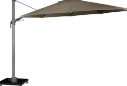 Intratuin Ampelschirm Merida taupe UPF 30+ D 350 cm| Sonnenschirme