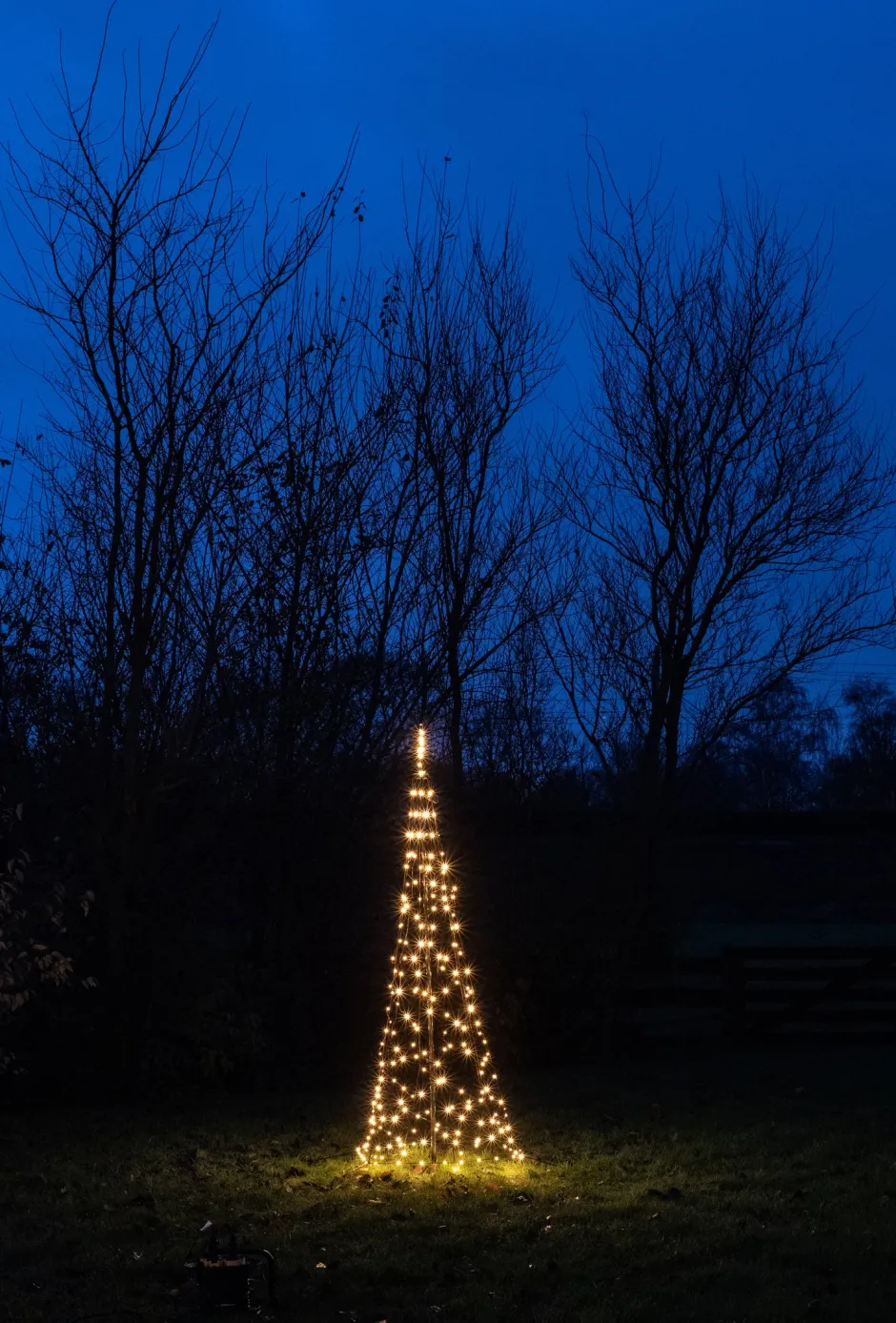 Intratuin Anna's Collection Fahnenmast-Beleuchtung mit 236 LEDs H 200 cm| Led Weihnachtsbäume (Außen)