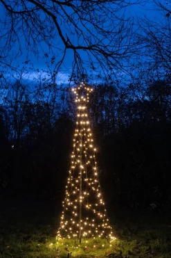 Intratuin Anna's Collection Fahnenmast-Beleuchtung mit 236 LEDs H 200 cm| Led Weihnachtsbäume (Außen)