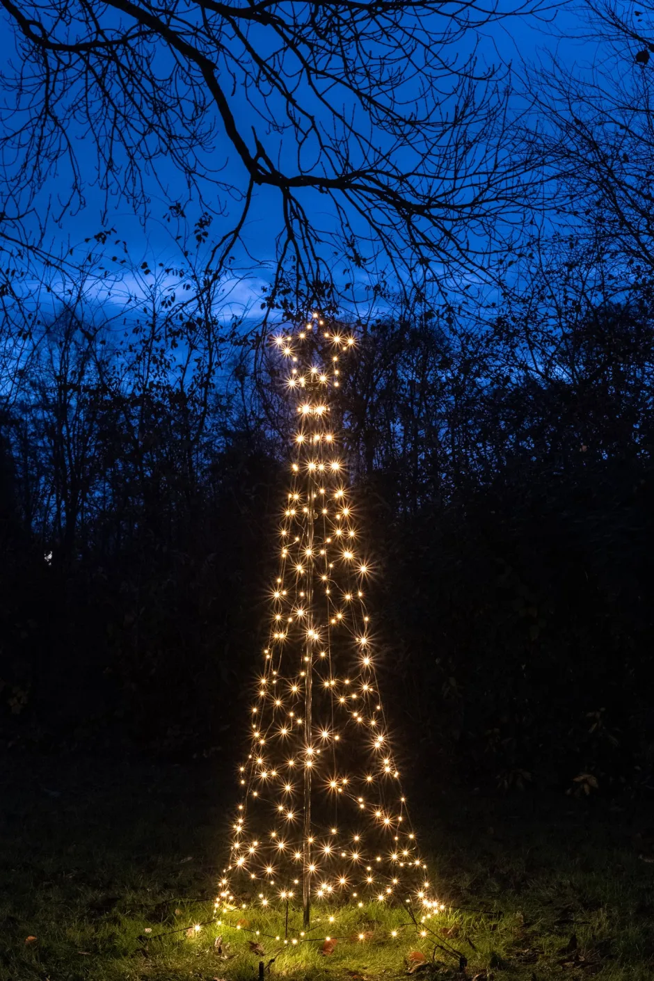 Intratuin Anna's Collection Fahnenmast-Beleuchtung mit 236 LEDs H 200 cm| Led Weihnachtsbäume (Außen)