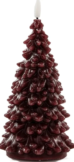 Intratuin Anna's Collection LED Kerze Sito bordeaux D 9,5 H 20 cm| Led Kerzen