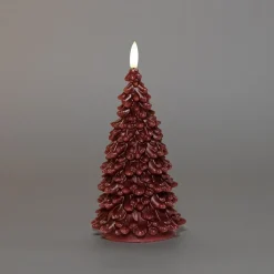 Intratuin Anna's Collection LED Kerze Sito bordeaux D 9,5 H 20 cm| Led Kerzen