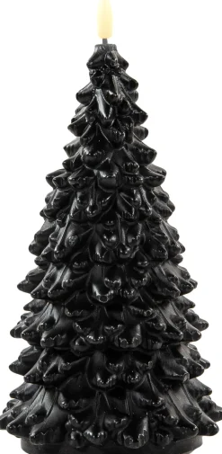 Intratuin Anna's Collection LED Kerze Sito schwarz D 9,5 H 20 cm| Led Kerzen