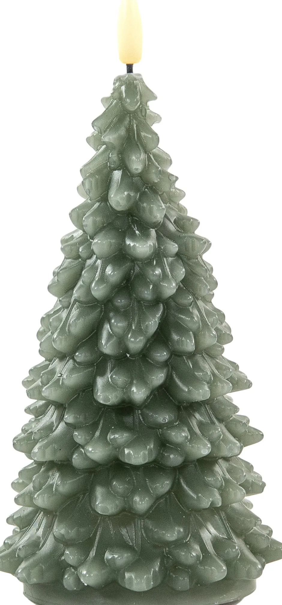 Intratuin Anna's Collection LED Kerze Sito grün D 9,5 H 20 cm| Led Kerzen