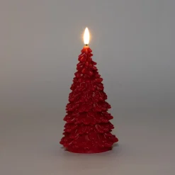 Intratuin Anna's Collection LED Kerze Sito rot D 9,5 H 20 cm| Led Kerzen