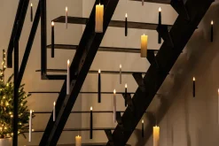 Intratuin Anna's Collection LED Stabkerze schwebend weiß D 2 H 15 cm 10 St.| Led Kerzen