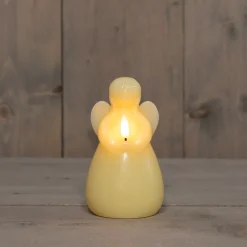 Intratuin Anna's Collection LED Stumpenkerze Ange creme D 8 H 14,5 cm| Led Kerzen