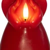 Intratuin Anna's Collection LED Stumpenkerze Ange rot D 8 H 14,5 cm| Led Kerzen