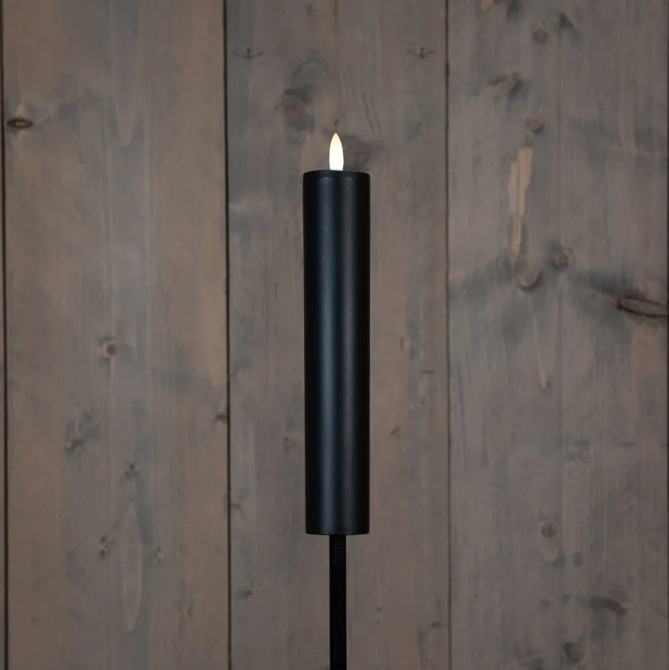 Intratuin Anna's Collection Solarfackel schwarz D 4 H 97 cm| Fackeln & Outdoor-Kerzen|Solar Gartenleuchten