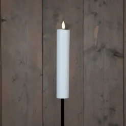 Intratuin Anna's Collection Solarfackel weiß D 4 H 97 cm| Fackeln & Outdoor-Kerzen|Solar Gartenleuchten