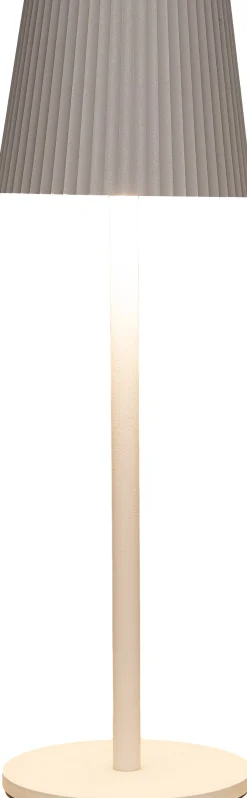 Intratuin Anna's Collection Tischlampe Ribbel weiß D 9 H 27 cm| Tischleuchten