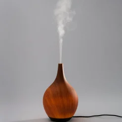 Intratuin Aroma Du Monde elektrische Duftlampe Holz D 12,7 H 20,2 cm| Diffuser & Raumspray