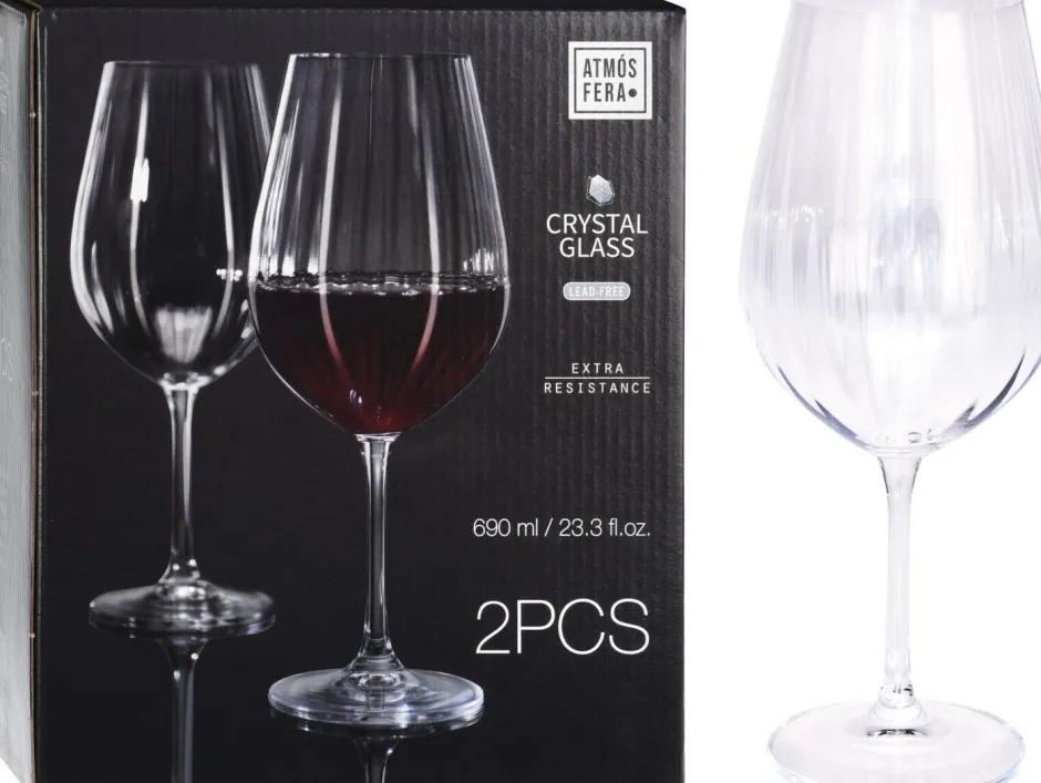 Intratuin Atmos Fera Weinglas 690 ml 2 St.| Geschirr & Gläser