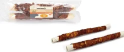 Intratuin Beeztees Kaustangen Rind mit Ente 25 cm 2 St.| Hundesnacks & Leckerlies