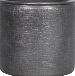 Intratuin Bela Arte Blumentopf Ancora D 24 H 22 cm schwarz| Blumentöpfe|Blumentöpfe & Pflanzgefäße