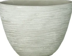 Intratuin Bela Arte Blumentopf Dick 37 x 15,5 x 27 cm Zement Struktur| Blumentöpfe|Blumentöpfe & Pflanzgefäße