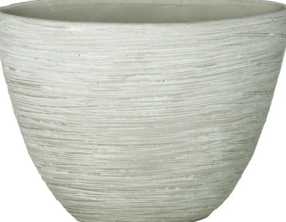 Intratuin Bela Arte Blumentopf Dick 31 x 13,5 x 20 cm Zement Struktur| Blumentöpfe & Pflanzgefäße|Blumentöpfe