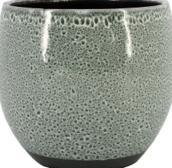 Intratuin Bela Arte Blumentopf Lisboa grün D 17 H 16 cm| Blumentöpfe|Blumentöpfe & Pflanzgefäße