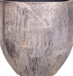 Intratuin Bela Arte Blumentopf Madeira gold / grau D 28 H 28 cm| Blumentöpfe|Blumentöpfe & Pflanzgefäße