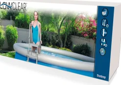 Intratuin Bestway Poolleiter Flowclear grau H 132 cm| Poolzubehör