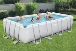 Intratuin Bestway Stahlrahmen-Pool Power Steel rechteckig 549 x 274 x 122 cm| Pools & Planschbecken