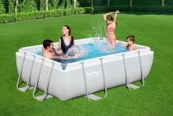 Intratuin Bestway Stahlrahmen-Pool Power Steel rechteckig 282 x 196 x 84 cm| Pools & Planschbecken