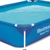Intratuin Bestway Stahlrahmen-Pool Steel Pro rechteckig 221 x 150 x 43 cm| Pools & Planschbecken