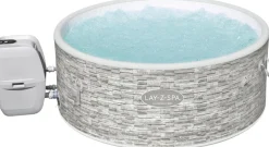 Intratuin Bestway Whirlpool aufblasbar Lay-Z-Spa Vancouver plus rund grau D 155 H 60 cm| Pools & Planschbecken