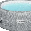 Intratuin Bestway Whirlpool aufblasbar Lay-Z-Spa Honolulu rund grau D 196 H 71 cm| Pools & Planschbecken