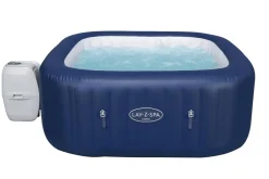 Intratuin Bestway Whirlpool aufblasbar Lay-Z-Spa Hawaii eckig blau 180 x 180 x 71 cm| Pools & Planschbecken