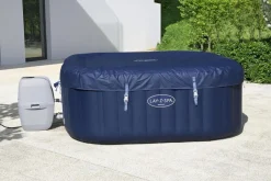 Intratuin Bestway Whirlpool aufblasbar Lay-Z-Spa Hawaii eckig blau 180 x 180 x 71 cm| Pools & Planschbecken