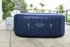 Intratuin Bestway Whirlpool aufblasbar Lay-Z-Spa Hawaii eckig blau 180 x 180 x 71 cm| Pools & Planschbecken