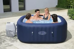 Intratuin Bestway Whirlpool aufblasbar Lay-Z-Spa Hawaii eckig blau 180 x 180 x 71 cm| Pools & Planschbecken