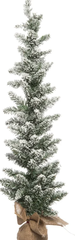 Intratuin Black Box Künstlicher Weihnachtsbaum schmal in Jute H 90 cm| Künstliche Weihnachtsbäume