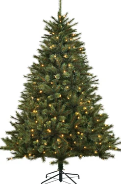 Intratuin Black Box Künstlicher Weihnachtsbaum Jade H 185 cm mit 230 LEDs warmweiß| Künstliche Weihnachtsbäume