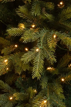 Intratuin Black Box Künstlicher Weihnachtsbaum Grand Fir mit 550 LEDs warmweiß D 152 H 215 cm| Künstliche Weihnachtsbäume