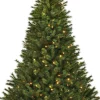 Intratuin Black Box Künstlicher Weihnachtsbaum Jade slim H 230 cm mit 280 LEDs warmweiß| Künstliche Weihnachtsbäume