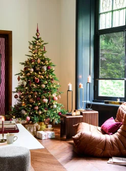 Intratuin Black Box Künstlicher Weihnachtsbaum Grand Fir D 152 H 215 cm| Künstliche Weihnachtsbäume