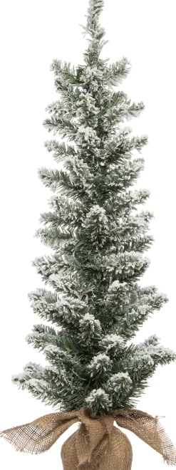 Intratuin Black Box Künstlicher Weihnachtsbaum schmal in Jute H 75 cm| Künstliche Weihnachtsbäume