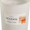 Intratuin Bolsius Duftkerze Accents Lounge Luxury weiß 33 Std.D 8 H 10 cm| Kerzen Im Glas|Duftkerzen