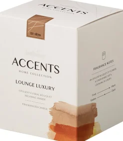 Intratuin Bolsius Duftkerze Accents Lounge Luxury weiß 33 Std.D 8 H 10 cm| Kerzen Im Glas|Duftkerzen