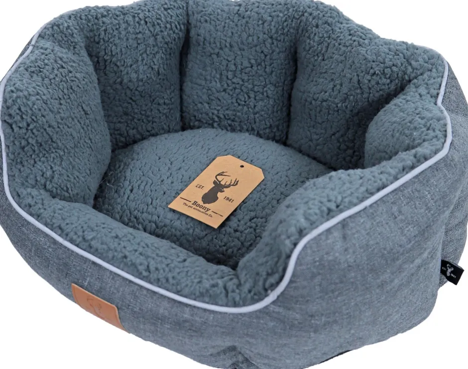 Intratuin Boony Est 1941 Hundekorb Highland grau 50 x 40 x 17 cm| Hundebetten & Hundekörbe