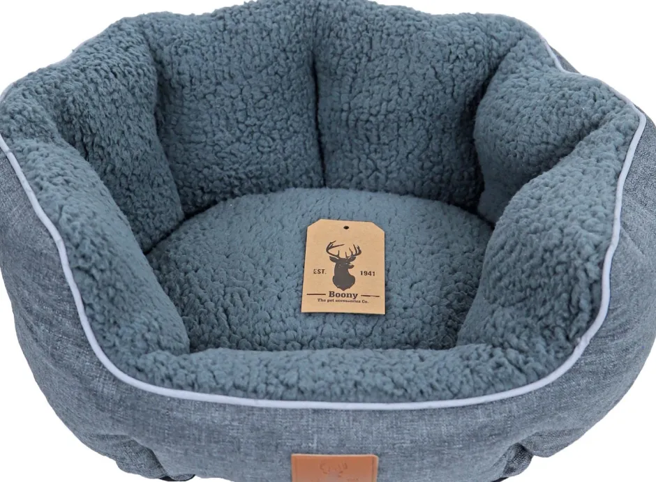 Intratuin Boony Est 1941 Hundekorb Highland grau 50 x 40 x 17 cm| Hundebetten & Hundekörbe