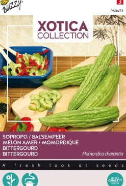 Intratuin Buzzy® Xotica Bittermelone (Momordica charantia) Samen| Gemüsesamen|Saatgut
