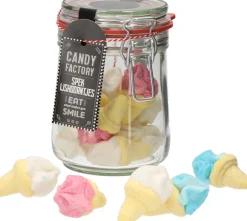 Intratuin Candy Factory Weckglas Marshmallow Eiswaffeln 155 g| Schmankerl & Leckerbissen