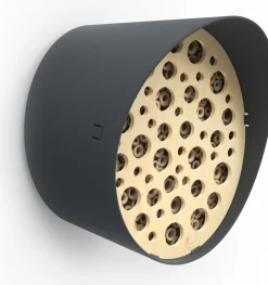 Intratuin Capi Europe Bienenhotel anthrazit 24 x 19 x 23 cm| Insektenhotels