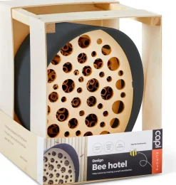 Intratuin Capi Europe Bienenhotel anthrazit 24 x 19 x 23 cm| Insektenhotels