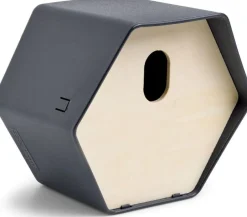 Intratuin Capi Europe Nistkasten Hive oval anthrazit 19 x 22 x 20 cm| Gartenvögel|Vogelhäuser & Nistkästen