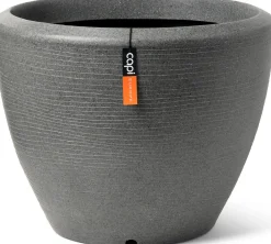 Intratuin Capi Europe Blumentopf Granite anthraziet D 60 H 48 cm| Blumentöpfe|Blumentöpfe & Pflanzgefäße